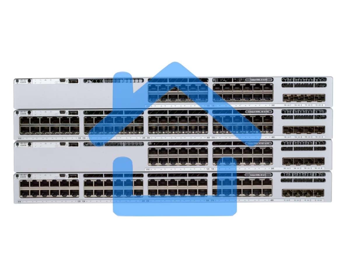 Коммутатор Cisco Catalyst 9300L 24p data, Network Advantage,4x1G Uplink