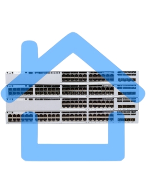 Коммутатор Cisco Catalyst 9300L 24p data, Network Advantage,4x1G Uplink