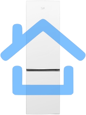 Холодильник Beko B1RCNK312W белый двухкамерный 200/76л морозилка снизу, No Frost