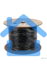 Кабель Cablexpert Россия FPC-5051E-4-CU, FTP indoor 4x2x0.51, медный, кат.5e, однож., 305м, box, серый