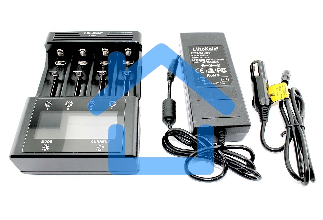 Зарядное устройство LiitoKala Lii-600 + CAR charger 12V