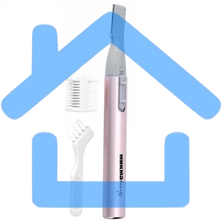 Триммер Микма Beauty ИП 2100 женский, тип батареек ААА,1 гребневая насадка(уп-ка 50шт)