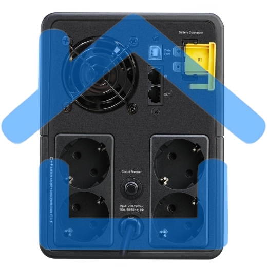 Источник бесперебойного питания APC Back-UPS BX2200MI-GR 1200Вт 2200ВА черный