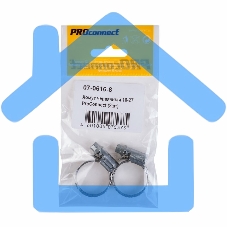 Хомут червячный PROconnect 16-27-0,7 мм, (упак. 2 шт)