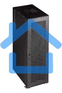 Шкаф коммутационный Lanmaster (TWT-CBB-27U-6X6-G1) 27U 600x600мм пер.дв.стекл задн.дв.спл.стал.лист 2-хст. 2 бок.пан. 800кг черный IP20