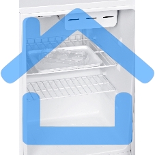 Холодильник Hyundai CO1002 белый однокамерный 65л, ручная разморозка