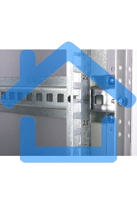 Шкаф телекоммуникационный напольный ЭКОНОМ 48U (600 × 800) дверь стекло, дверь металл