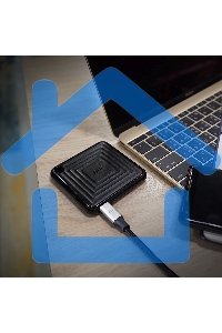 Твердотельный диск 1TB Silicon Power PC60, External, USB 3.2 Type-C R/W - 540/500 Mb/s черный