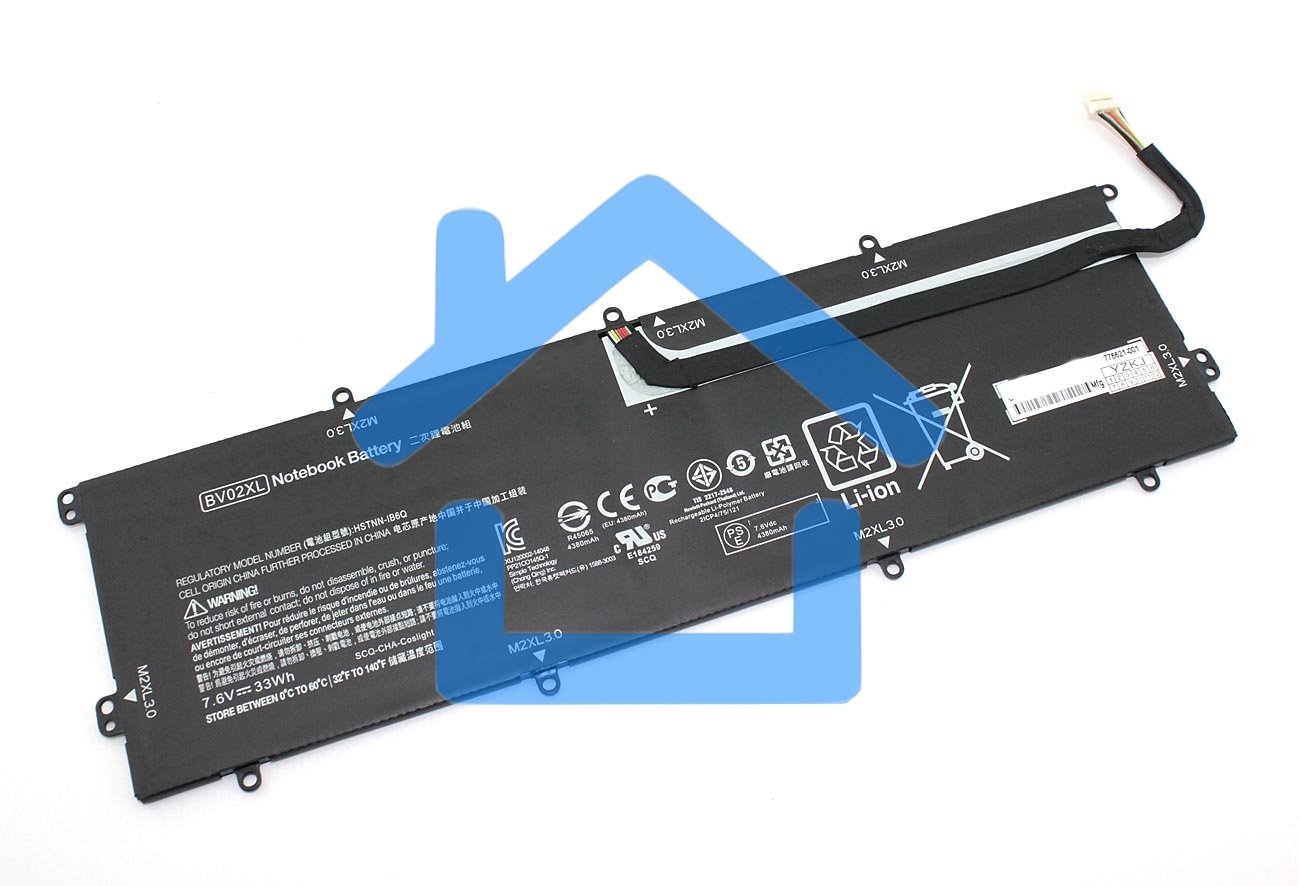 Аккумуляторная батарея для ноутбука HP Envy X2 13-J 7.6V 33Wh