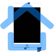 Модуль (матрица+тачскрин) Apple iPad Mini 5 (A2126 A2124 A2133) белый