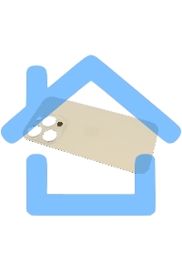 Задняя крышка (стекло) для Apple iPhone 14 Pro золотая