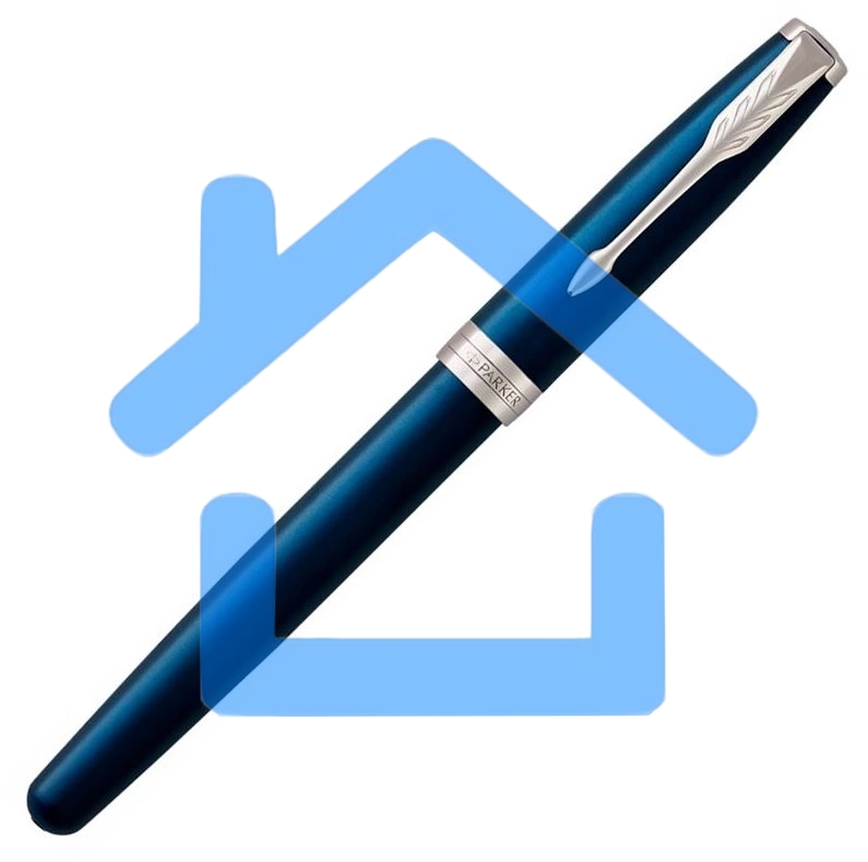Ручка перьевая Parker Sonnet Core F539 (1945364) LaqBlue CT M сталь нержавеющая, подарочная коробка