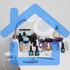 Лупа настольная 3D+12D Rexant с подсветкой 60 LED, прищепка, белая