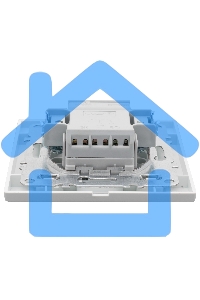 Выключатель 2-клавишный СП,10А, белый EKF Basic Минск