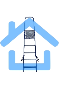 Стремянка Сибртех, 5 ступеней, стальная Сибртех Pоссия 97845