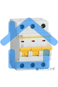 Выключатель автоматический модульный 3п D 50А 4.5кА ВА47-29 ИЭК MVA20-3-050-D