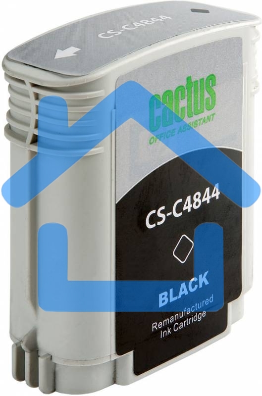 Картридж струйный Cactus CS-C4844 черный (72 мл) для №10 HP 2000/2500/1000/1100/1200