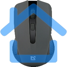 Мышь беспроводная Defender Accura MM-935 серый, 1600 dpi, радиоканал, USB, кнопки - 4