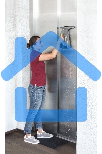 Стеклоочиститель Karcher WVP 10 шир.скреб.:280мм пит.:от аккум. серый/желтый