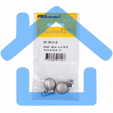 Хомут червячный PROconnect 10-16-0,7 мм, (упак. 2 шт)