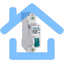 Выключатель автоматический модульный Dekraft 1п C 25А 4.5кА ВА-101 11056DEK