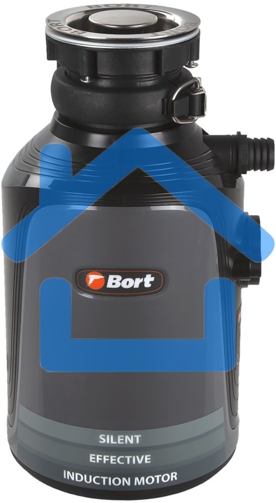 Измельчитель пищевых отходов Bort Alligator Plus, 750 Вт., объем 1 450 мл., пневмовыключатель