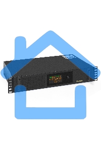 Источник бесперебойного питания ExeGate ServerRM UNL-800.LCD.AVR.2SH.3C13.USB.2U 800VA/480W, Color LCD, AVR, 2*Schuko+3*C13, USB, 2U, установка в стойку, черный