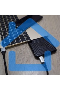 Твердотельный диск 1TB Silicon Power PC60, External, USB 3.2 Type-C R/W - 540/500 Mb/s черный