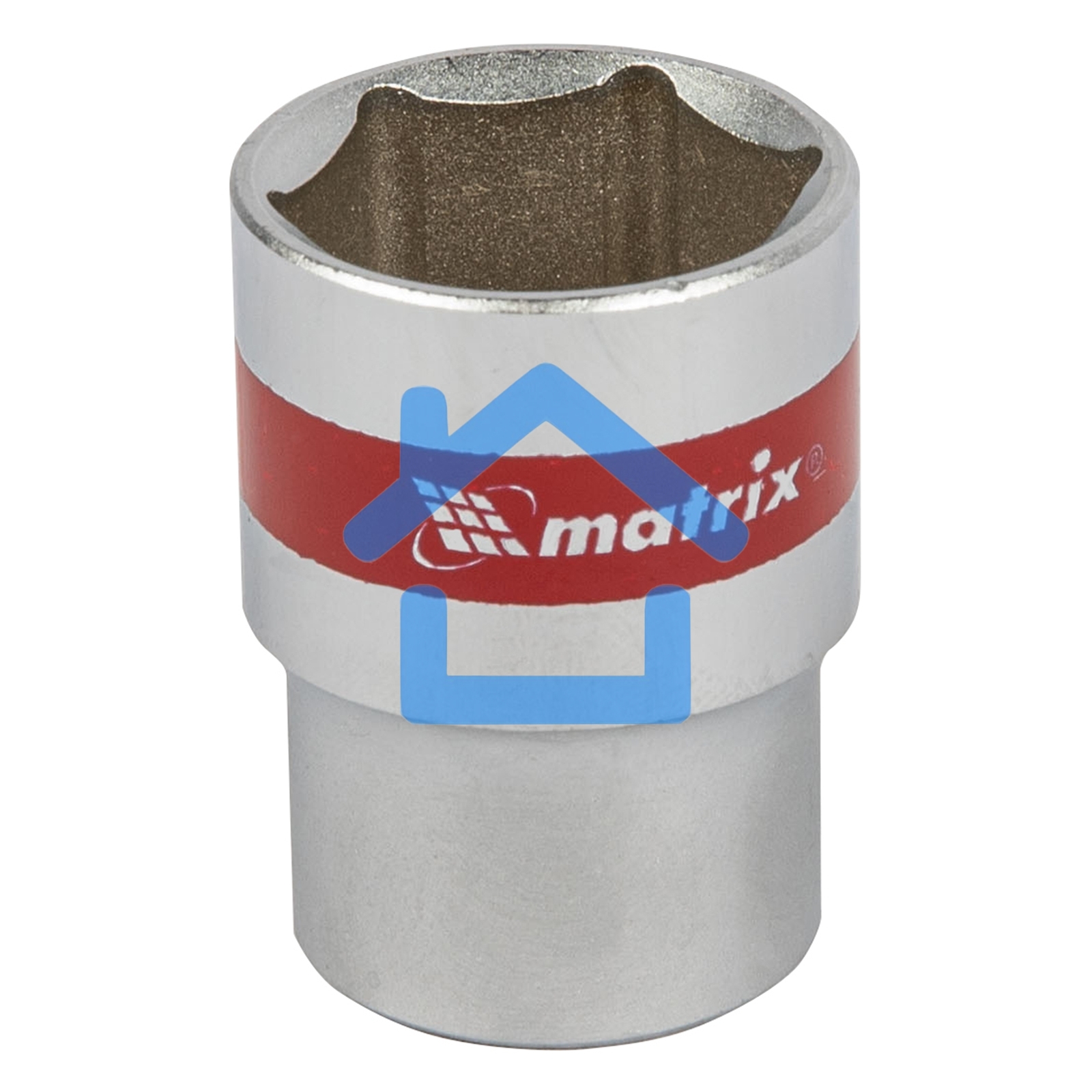 Головка Matrix торцевая 21мм 6-гранная crv под квадрат 1/2'' хромированная