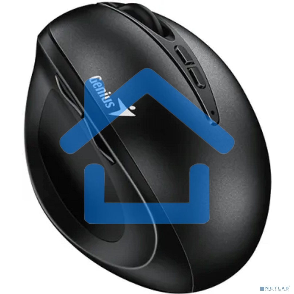 Мышь беспроводная Genius Ergo 8300S черный, 1600 dpi, радиоканал, USB, кнопки - 7