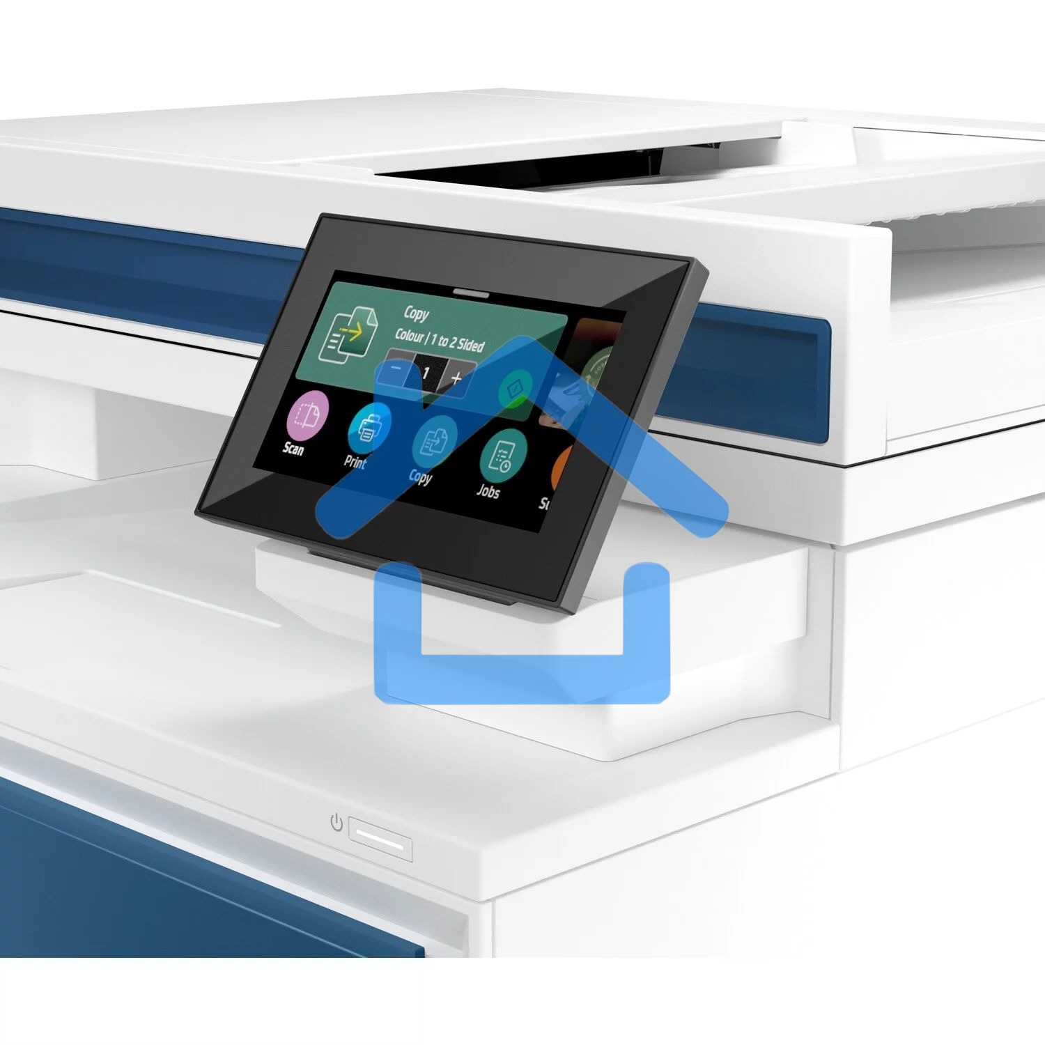 МФУ лазерный HP Color LaserJet Pro MFP 4303dw (5HH65A), A4, цветной, печ. 33 стр/мин., скан. до 44 изобр/мин. (ч/б) 35 изобр/мин. (цвет), 600x600 dpi (печать) 1200x1200 dpi (скан.), USB 2.0, Ethernet (RJ-45), Bluetooth