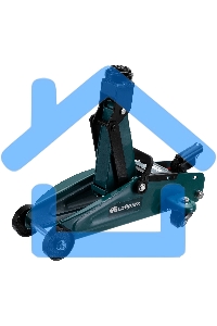 Домкрат гидравлический Сибртех подкатной, 2т, 127-330мм