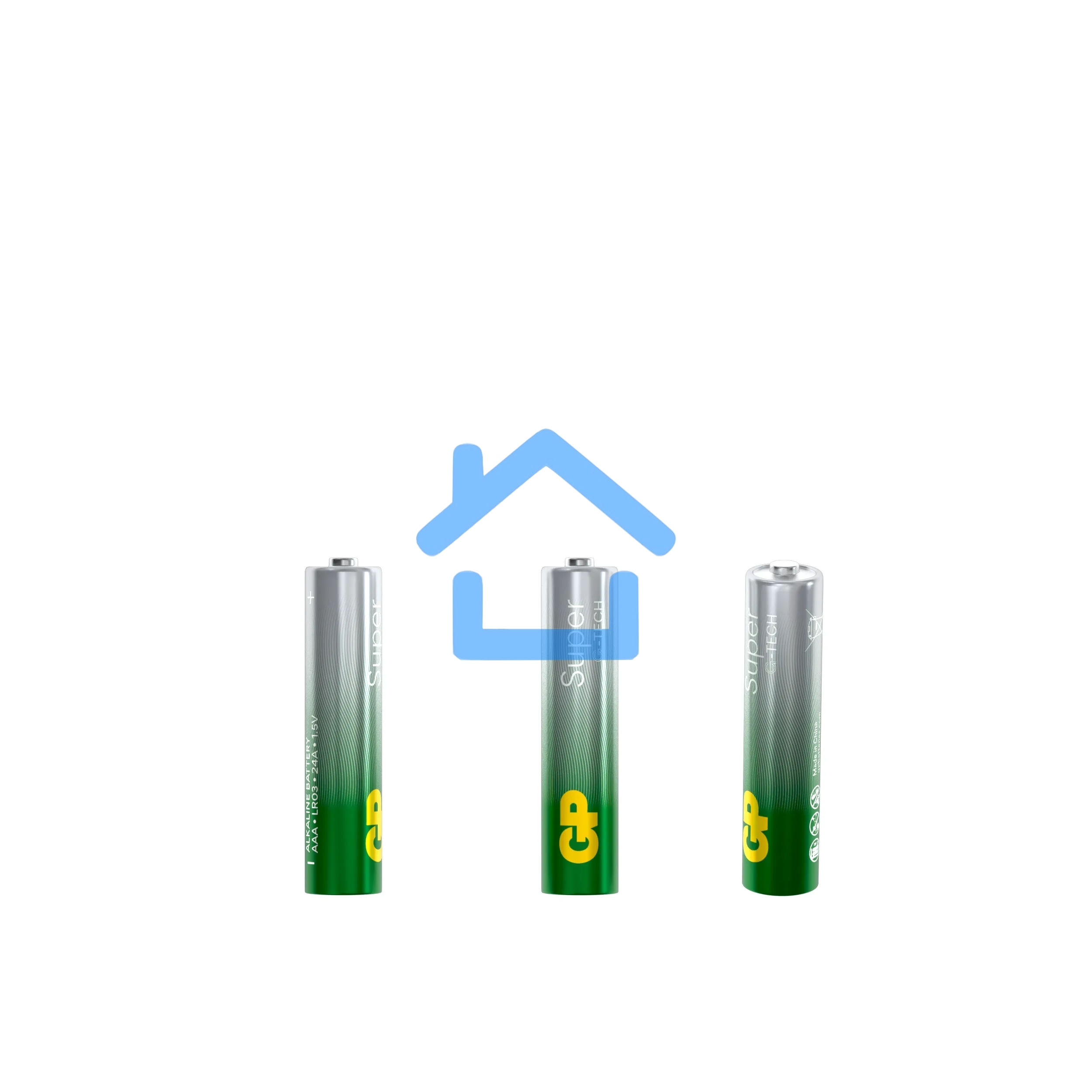 Алкалиновые батарейки GP Super Alkaline G-Tech 24А ААA - 40 шт. в пленке