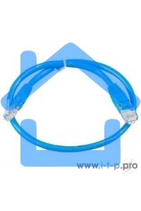 Патч-корд UTP кат. 5e, 0.5м ExeGate синий