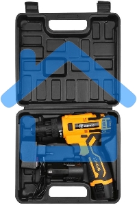 Дрель-шуруповерт Deko Banger, Аккумуляторная, 12В, 2 АКБ, Кейс