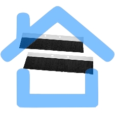 Комплект щеточного ввода в шкаф, универсальный 210мм