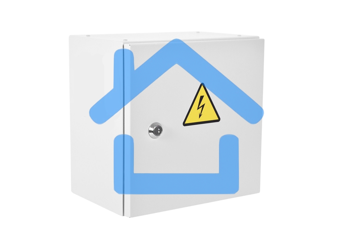 Шкаф ЭКОНОМ уличный всепогодный настенный укомплектованный (В300 Ш300 Г210), комплектация T2-IP65