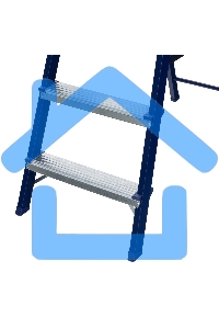 Стремянка Сибртех, 5 ступеней, стальная Сибртех Pоссия 97845