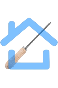 Напильник, 150 мм, круглый, деревянная ручка Сибртех