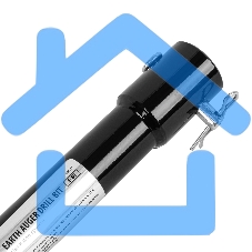 Шнек для грунта Denzel E-80, диаметр 80 мм, длина 800 мм, соединение 20 мм, несъемный нож