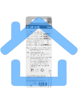 Полотна для электролобзика Matrix по дереву, 3 шт., 90 х 4мм, HCS, EU- хвостовик