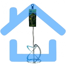 Насадка для миксера, для тяжелых растворов,160 х 590 мм, оцинкованная,хвостовик резьба М14 Сибртех