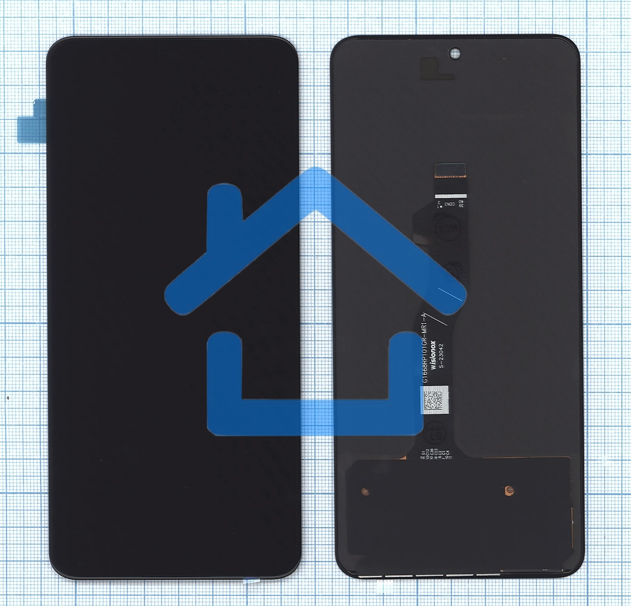 Дисплей для Huawei Nova 10 SE в сборе с тачскрином OLED, черный