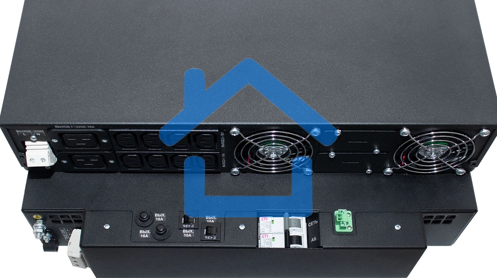 Источник бесперебойного питания Штиль STR1110SL 8000Вт/10000ВА/IEC320 С13х8/IEC320 С19х2