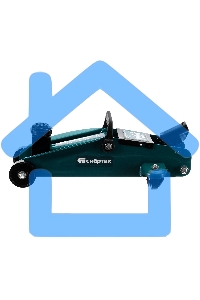 Домкрат гидравлический Сибртех подкатной, 2т, 127-330мм