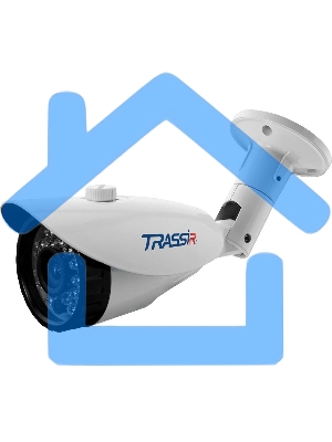 Камера видеонаблюдения IP Trassir TR-D4B5-noPoE v2 3.6-3.6мм корп.:белый