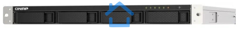 Сетевое хранилище без дисков SMB QNAP TS-453DU-4G NAS 4 HDD trays, rackmount 1U, 1 PSU. 4-core Intel Celeron J4125 2.0 GHz (up to 2.7 GHz), 4 Gb RAM (1 x 4 Gb) up to 8 Gb (2 x 4Gb), 2.5 Gigabit Ethernet x 2, 4xUSB, 1xHDMI . W/o rail kit RAIL-B02