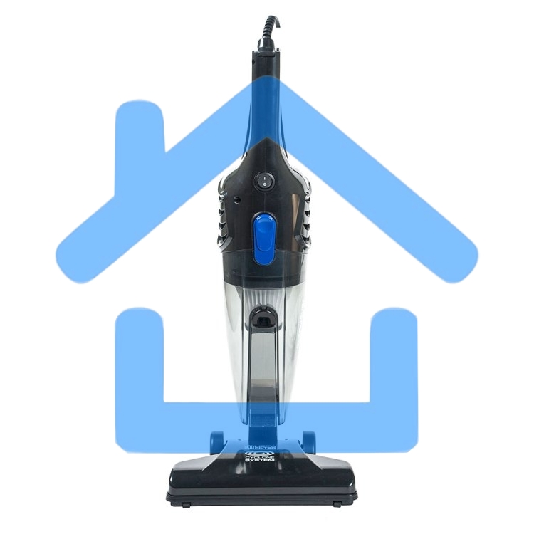 Пылесос вертикальный Endever VC-286 серый, питание от сети, 100 Вт, уборка сухая, пылесборник 1.9 л