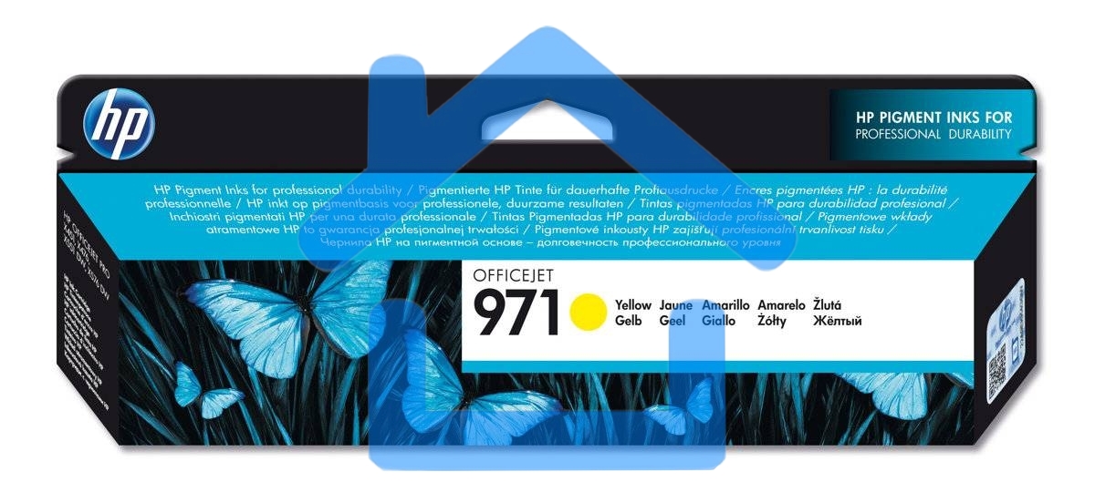 Картридж струйный HP 971 CN624AE желтый для HP OJ Pro X476dw/X576dw/X451dw/X551dw (2500стр.)