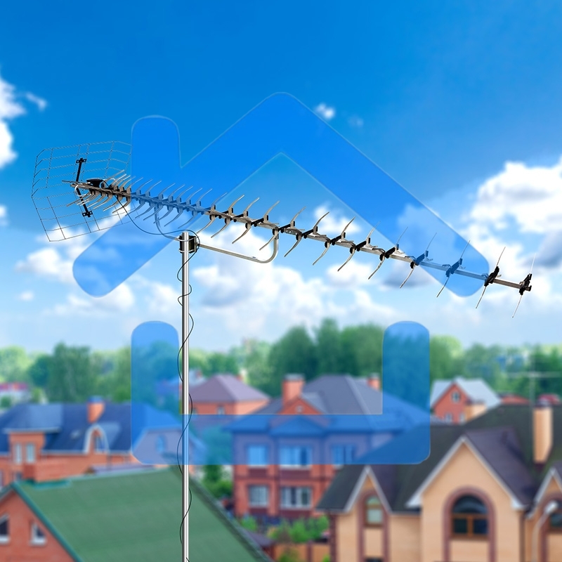 ТB антенна наружная для цифрового телевидения DVB-T2, RX-414 Rexant